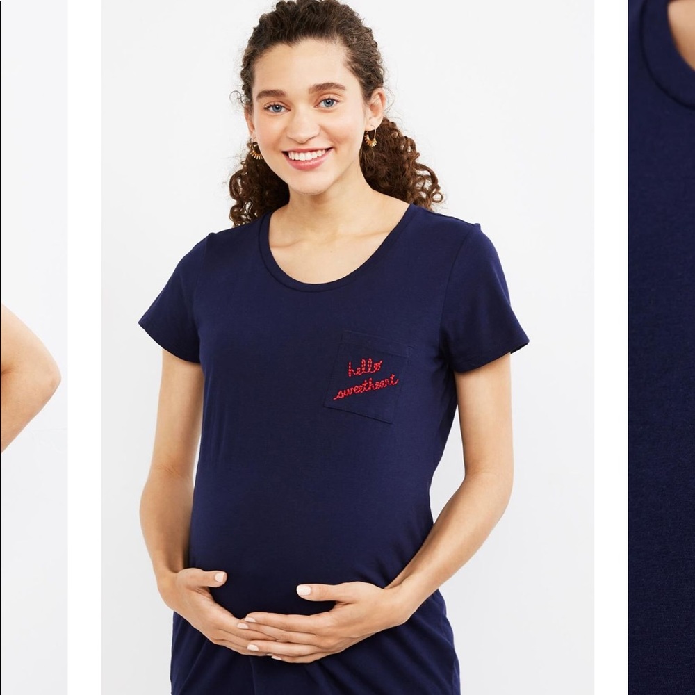 HELLO SWEETHEART MATERNITY GRAPHIC TEE